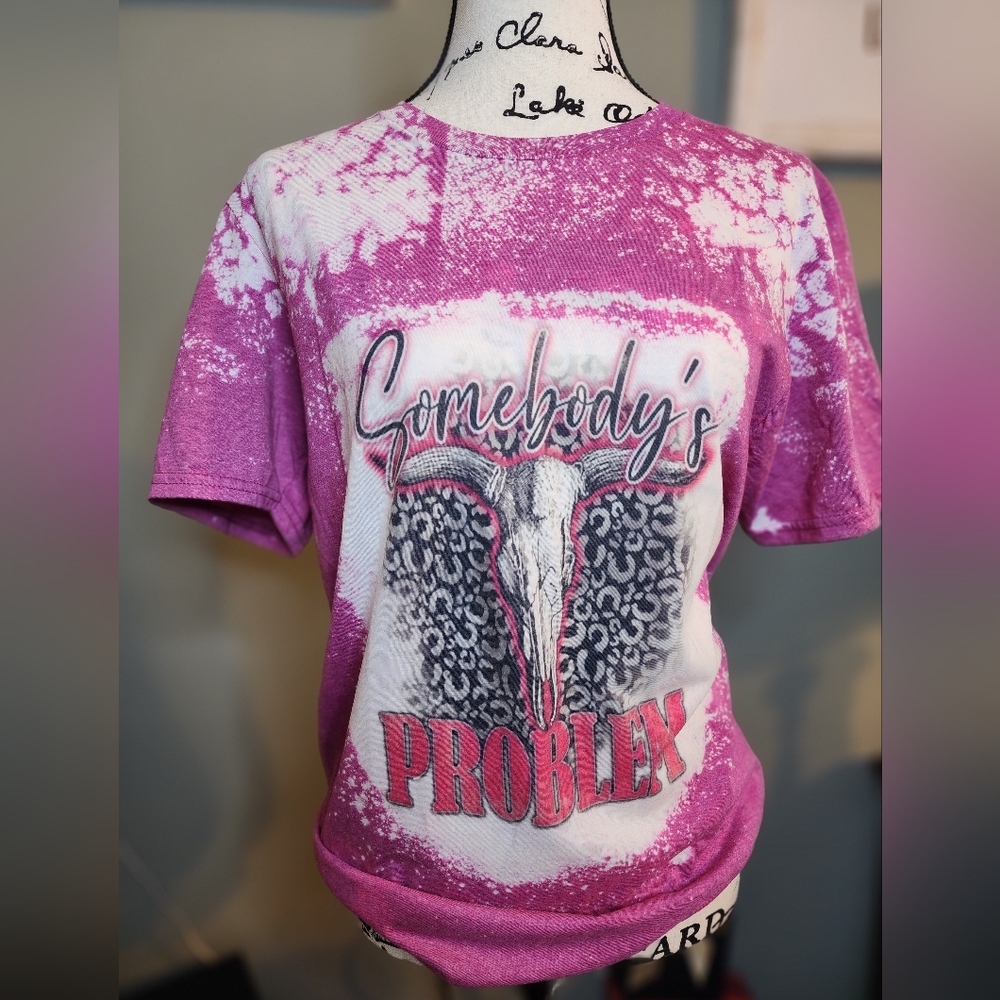 NEW Somebody's Problem - Bleached Tees - Size M, L, XL Left